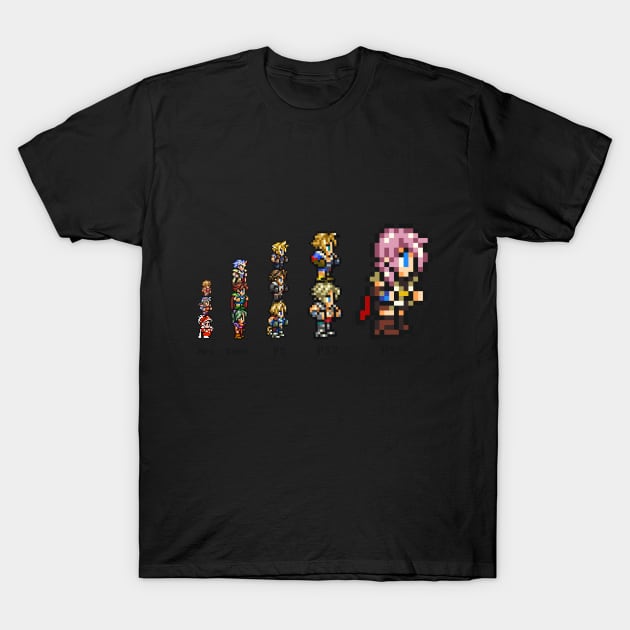 Final Fantasy Evolution T-Shirt by sephcornel